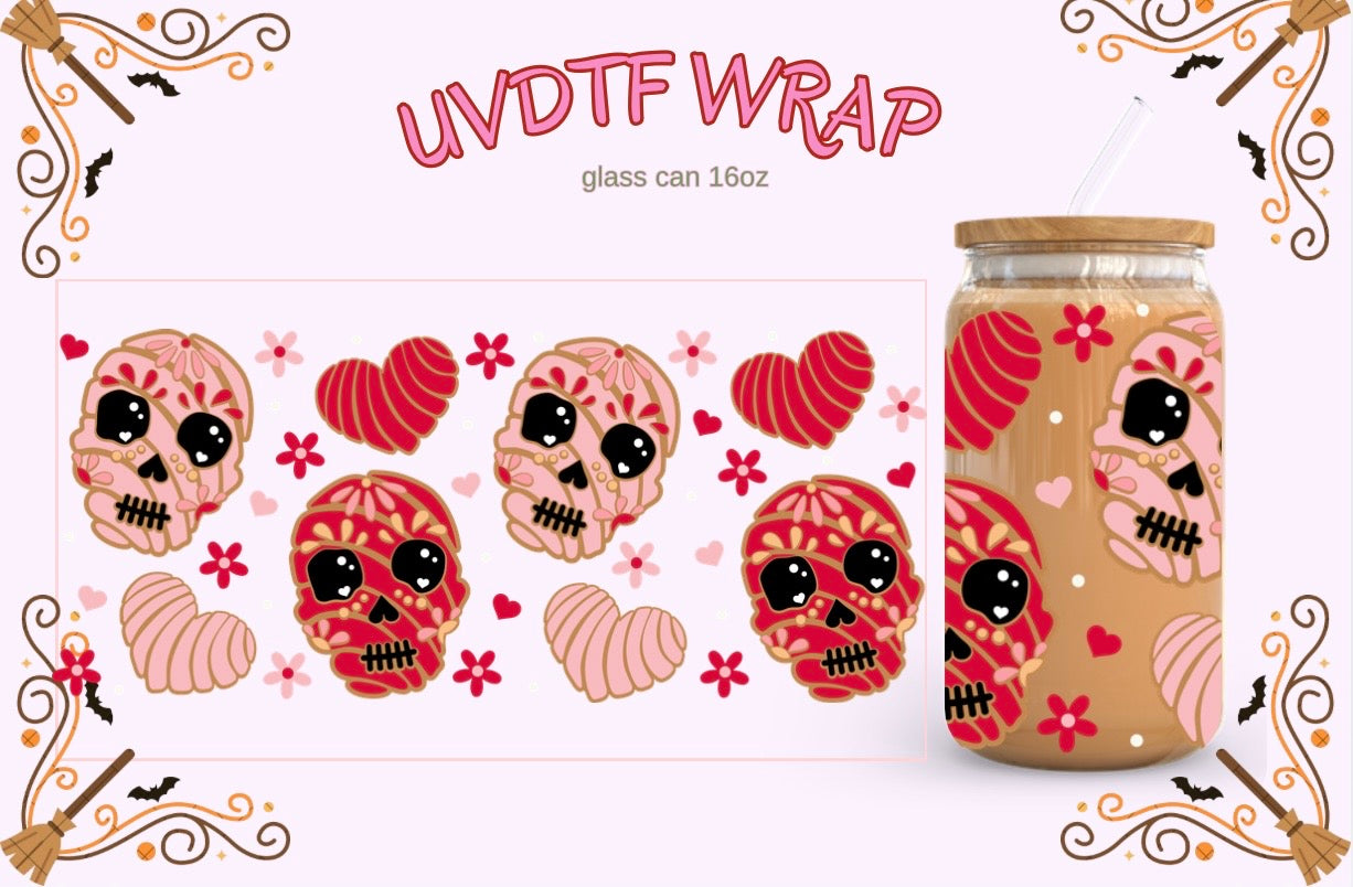 Pink skulls