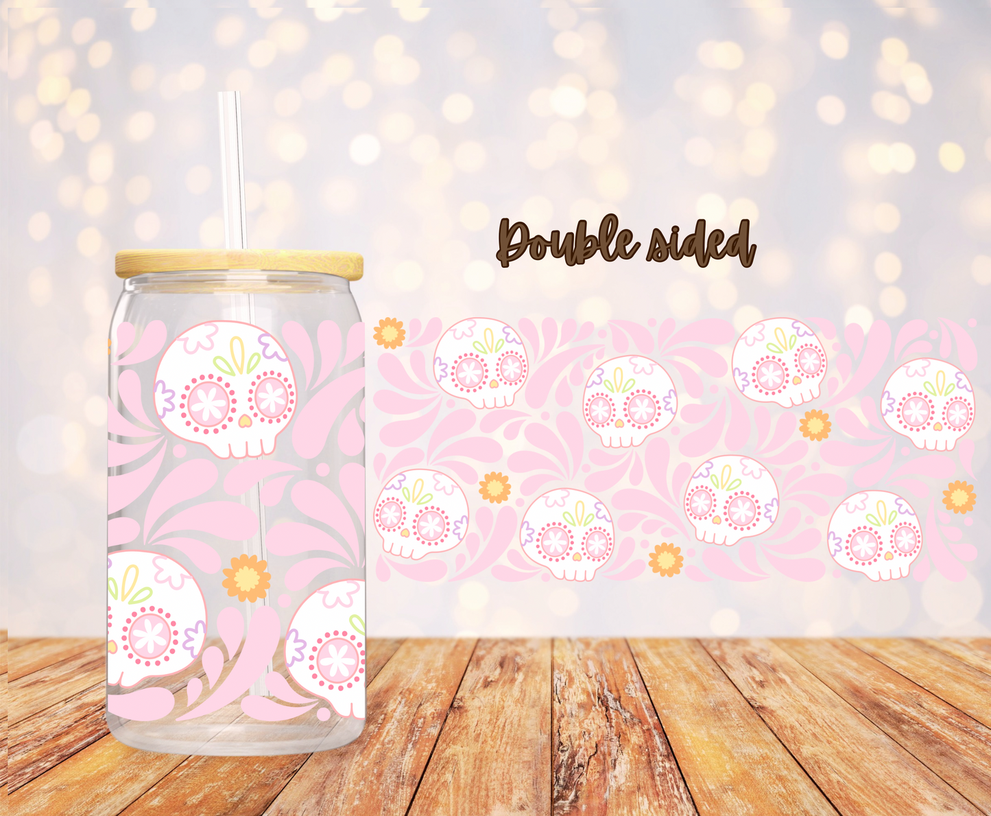 Pink calavera