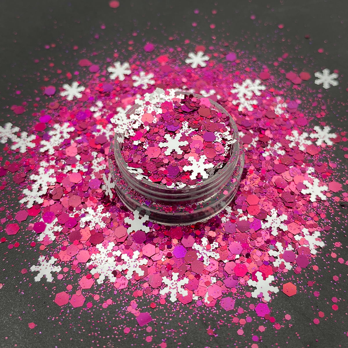 Hot Pink Flakes